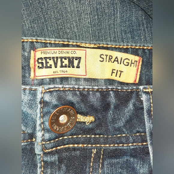 Men’s Seven7 Jeans size 30/30 slim straight fit excellent used condition - Picture 8 of 11